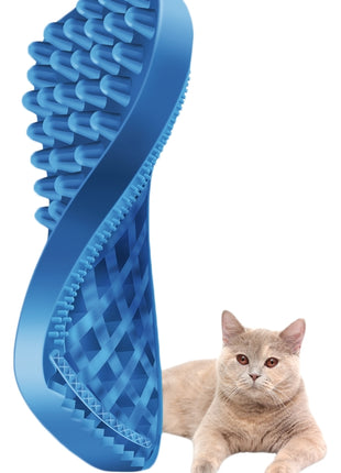 Pet+Me Cat Hair Brush Kort haar Blauw