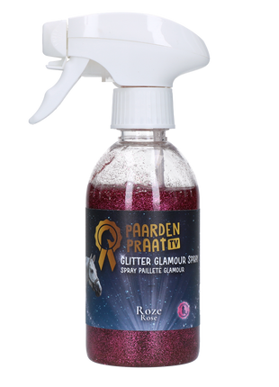 Paardenpraat TV Glitter Glamour Spray Roze