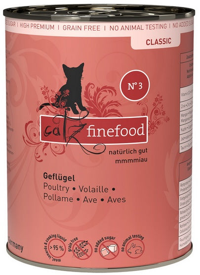 Catz Finefood Classic N.03 Drób puszka 400g