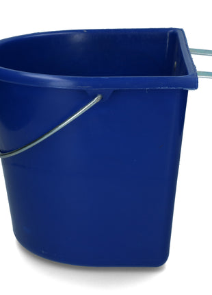 vPlast Voerbak met haken & hengsel 15 l Donkerblauw