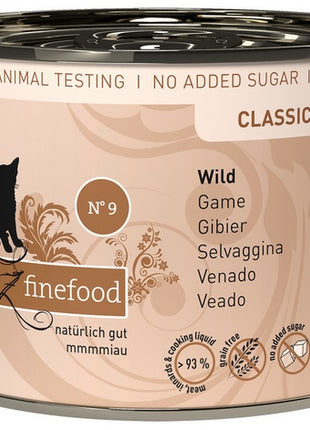 Catz Finefood Classic N.09 Dziczyzna puszka 200g