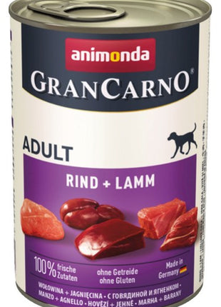 Animonda GranCarno Original Adult Rind Lamm Wołowina + Jagnięcina puszka 400g