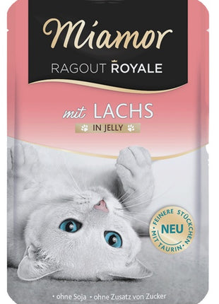 Miamor Ragout Royale z Łososiem w galaretce saszetka 100g