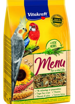 Vitakraft Menu Vital Papuga średnia 1kg [2110621]